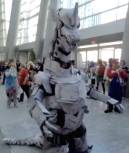 Mechagodzilla cosplayer at Animazement 2015
