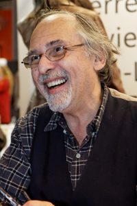 Art Spiegelman signing books at the Paris Salon du livre 2012