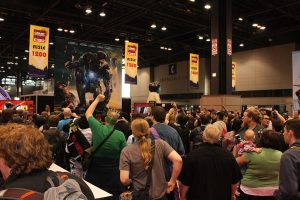 Crowd at the Marvel booth at C2E2 2013 in Chicago