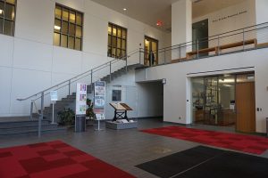 Lobby of the Billy Ireland Cartoon Library & Museum in Columbus, a Cartoon Crossroads Columbus venue