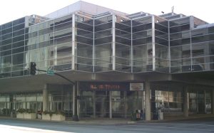 Convention complex of the Iowa Events Center in Des Moines, venue of Des Moines Con