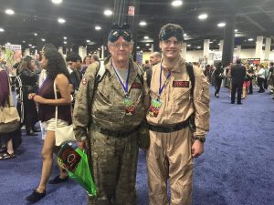 Ghostbusters cosplayers at Boston Comic Con 2015, the event now run as Fan Expo Boston