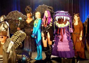 Costume contest winners and judges at Wizard World Chicago 2015, the event now run as Fan Expo Chicago
