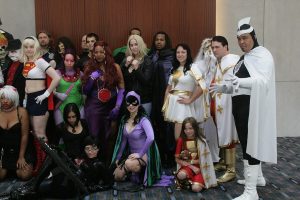 Cosplay group at Wizard World Philadelphia 2011, the event now run as Fan Expo Philadelphia