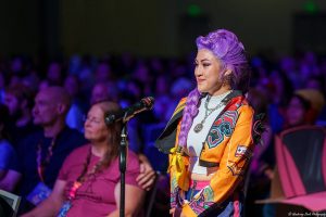 KPop Demon Hunters cosplayers at GalaxyCon San Jose 2025