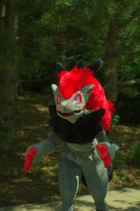 Zoroark cosplayer at JAFAX 16 in 2011