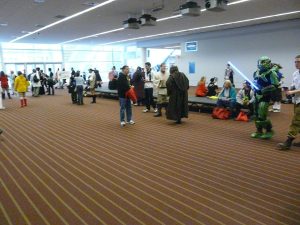 Attendees at Tekkoshocon 2010 (now Tekko) in the David L. Lawrence Convention Center, Pittsburgh