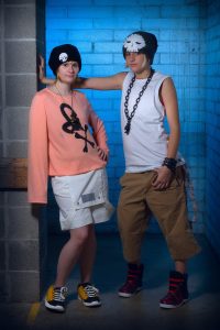 Cosplayers from The World Ends with You at Youmacon 2009 in Detroit